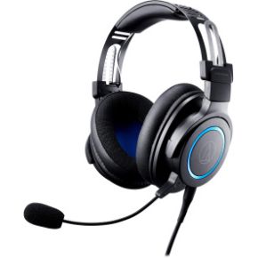 Audio-Technica ATH-G1 hoofdtelefoon/headset Hoofdband Zwart, Blauw
