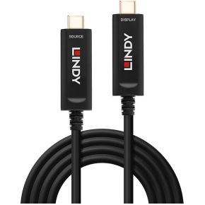 Lindy 38503 USB-kabel 15 m USB C Zwart