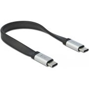 DeLOCK-85926-USB-kabel-0-22-m-3-2-Gen-2-3-1-Gen-2-USB-C-Zwart-Zilver