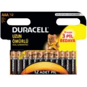 Duracell AAA Alkaline batterij 12 stuks