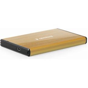 Gembird EE2-U3S-3-GL behuizing voor opslagstations HDD-behuizing Goud 2.5