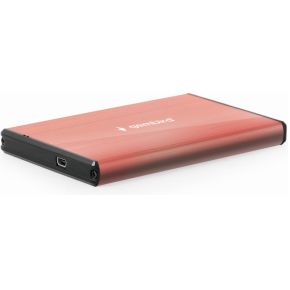 Gembird EE2-U3S-3-P behuizing voor opslagstations HDD-behuizing Roze 2.5