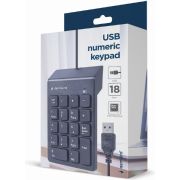 Gembird-KPD-U-03-numeriek-toetsenbord-Notebook-pc-USB-Zwart