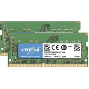 Crucial 64GB DDR4 2666 MT/s Kit 32GBx2 SODIMM 260pin voor Mac