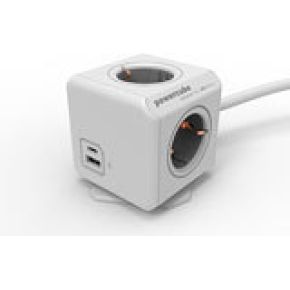 Allocacoc BN1030 Powercube stekkerdoos USB-A en USB-C