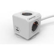Allocacoc BN1030 Powercube stekkerdoos USB-A en USB-C