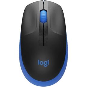 Logitech M190 Zwart/Blauw Draadloze Muis
