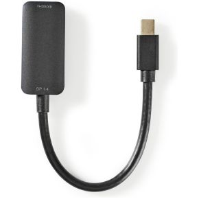 Nedis Mini-DisplayPort - HDMI-Kabel | Mini-DisplayPort Male - HDMI-Uitgang | 0,2 m | Zwart