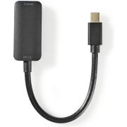 Nedis-Mini-DisplayPort-HDMI-Kabel-Mini-DisplayPort-Male-HDMI-Uitgang-0-2-m-Zwart