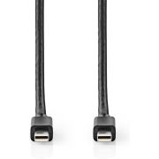 Nedis-Mini-DisplayPort-Mini-DisplayPort-Kabel-Mini-DisplayPort-Male-Mini-DisplayPort-Male-2-0-m-