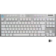 Logitech-G G915 Lightspeed TKL GL Tactile QWERTY US Wit toetsenbord