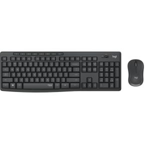 Logitech MK295 Silent Wireless Combo Zwart toetsenbord en muis