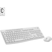 Logitech Desktop MK295 QWERTY US Wit toetsenbord en muis
