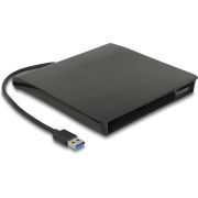 DeLOCK 42636 behuizing voor opslagstations HDD-behuizing Zwart 5.25"
