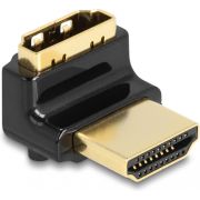 DeLOCK 60017 tussenstuk voor kabels HDMI Zwart