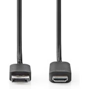 Nedis-DisplayPort-HDMI-Kabel-1-4-DisplayPort-Male-HDMI-Male-2-0-m-Zwart
