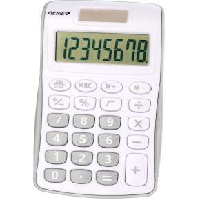 Genie 120 calculator, silver