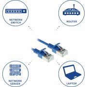 ACT-Blauwe-3-meter-LSZH-U-FTP-CAT6A-datacenter-slimline-patchkabel-snagless-met-RJ45-connectoren