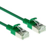 ACT-Groene-0-5-meter-LSZH-U-FTP-CAT6A-datacenter-slimline-patchkabel-snagless-met-RJ45-connectoren
