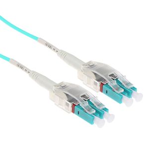 ACT 1 meter Multimode 50/125 OM3 Polarity Twist patchkabel met LC connectoren
