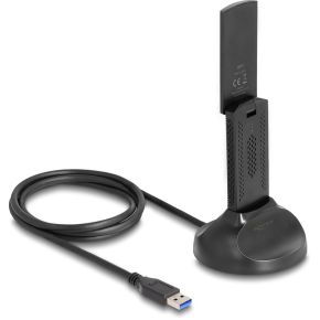Delock 12773 Wi-Fi 6E dual-band WLAN USB-adapter AX3000 (2 x 1201 + 574 Mbps)