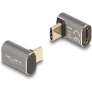 DeLOCK 60054 tussenstuk voor kabels USB Type-C Antraciet