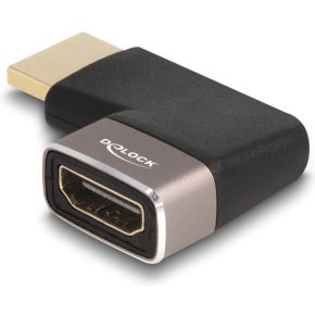 DeLOCK 60084 tussenstuk voor kabels HDMI Zwart, Grijs