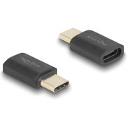 DeLOCK 60237 tussenstuk voor kabels USB Type-C Antraciet