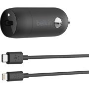 Belkin-autolader-USB-C-20W-PD-USB-C-Light-kab-CCA003bt04BK