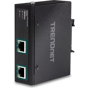 Trendnet TI-E100 netwerkextender Netwerkzender 10,100,1000 Mbit/s Zwart