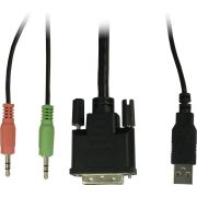 Inter-Tech-88887301-KVM-Zwart-netwerk-switch