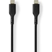 Nedis-USB-Kabel-USB-2-0-USB-C-Male-USB-C-Male-240-W-480-Mbps-Vernikkeld-2-00-m-Rond-PV
