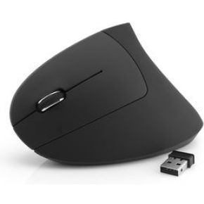 MediaRange Wireless Vertical Linkshänder, zwart muis