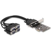 DeLOCK 66324 interfacekaart/-adapter Intern RS-232, VGA