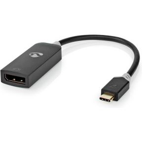 Nedis USB-C©-adapterkabel | Type-C© Male - DisplayPort Female | 0,2 m | Antraciet
