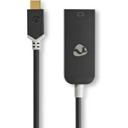 Nedis-USB-C-copy-adapterkabel-Type-C-copy-Male-DisplayPort-Female-0-2-m-Antraciet