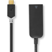 Nedis-USB-C-copy-adapterkabel-Type-C-copy-Male-RJ45-Female-1-Gbit-0-2-m-Antraciet