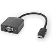 Nedis-USB-C-copy-adapterkabel-Type-C-copy-Male-VGA-Female-0-2-m-Zwart