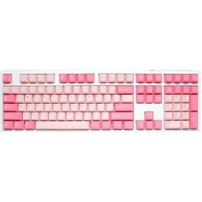 Ducky One 3 Gossamer Pink USB Amerikaans Engels Roze, Wit toetsenbord
