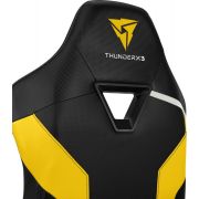 ThunderX3-TC3-Universele-gamestoel-Gecapitonneerde-zitting-Zwart-Geel