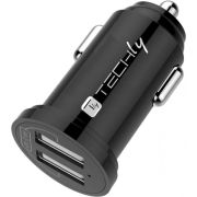 Techly IUSB2-CAR5-A48 oplader voor mobiele apparatuur Universeel Zwart Sigarettenaansteker Auto