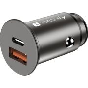 Techly IUSB2-CAR5-AC38W oplader voor mobiele apparatuur Universeel Zwart Sigarettenaansteker Snel op