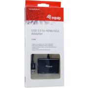Equip-133386-USB-grafische-adapter-1920-x-1080-Pixels-Zwart