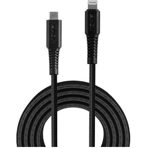 Lindy 31286 Lightning-kabel 1 m Zwart