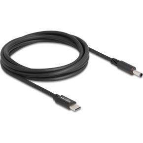 DeLOCK 87974 electriciteitssnoer Zwart 1,5 m USB C 4.5 x 3.0 mm