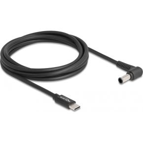 DeLOCK 87981 electriciteitssnoer Zwart 1,5 m USB C 6 x 4.3 mm