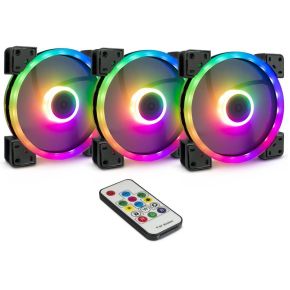 Inter-Tech Argus RGB-Fan RS-14 3pack 140MM ventilatoren