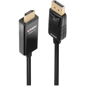 Lindy 40926 video kabel adapter 2 m DisplayPort HDMI Type A (Standaard) Zwart