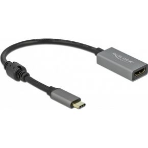 Delock 66571 Actieve USB Type-C naar HDMI-adapter (DP Alt Mode) 4K 60 Hz (HDR)