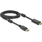 DeLOCK 85957 video kabel adapter 3 m DisplayPort HDMI Zwart